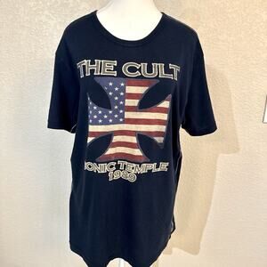 THE CULT Sonic Temple 1989 Shirt Medium Men’s Unisex Tee Grunge Era Collectible